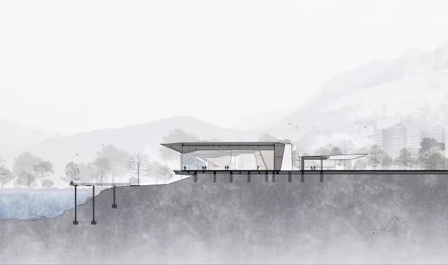 剖面圖，天華建筑設(shè)計